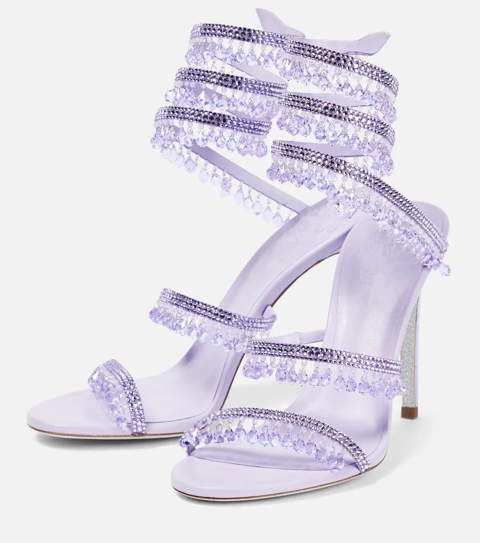 Sexy Green Crystal Fringe Stil - Women'S Shoes Peep Toe review and price